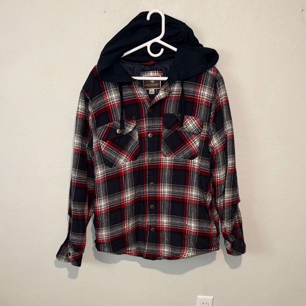Legendary Outfitters Men’s Shirt Jacket with Hood